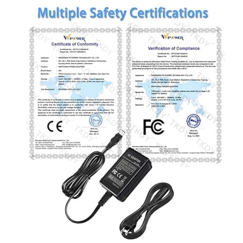 TKDY AC-L100 for Sony Handycam Camcorder Charger Cord Power Supply Adapter, fit for Sony Hi8 DCR TRV128 TRV103 TRV130 TRV150, CCD-TRV108 TRV308 Replace AC-L10A L10B L15A L15B L100A L100B L100C. - Image 6