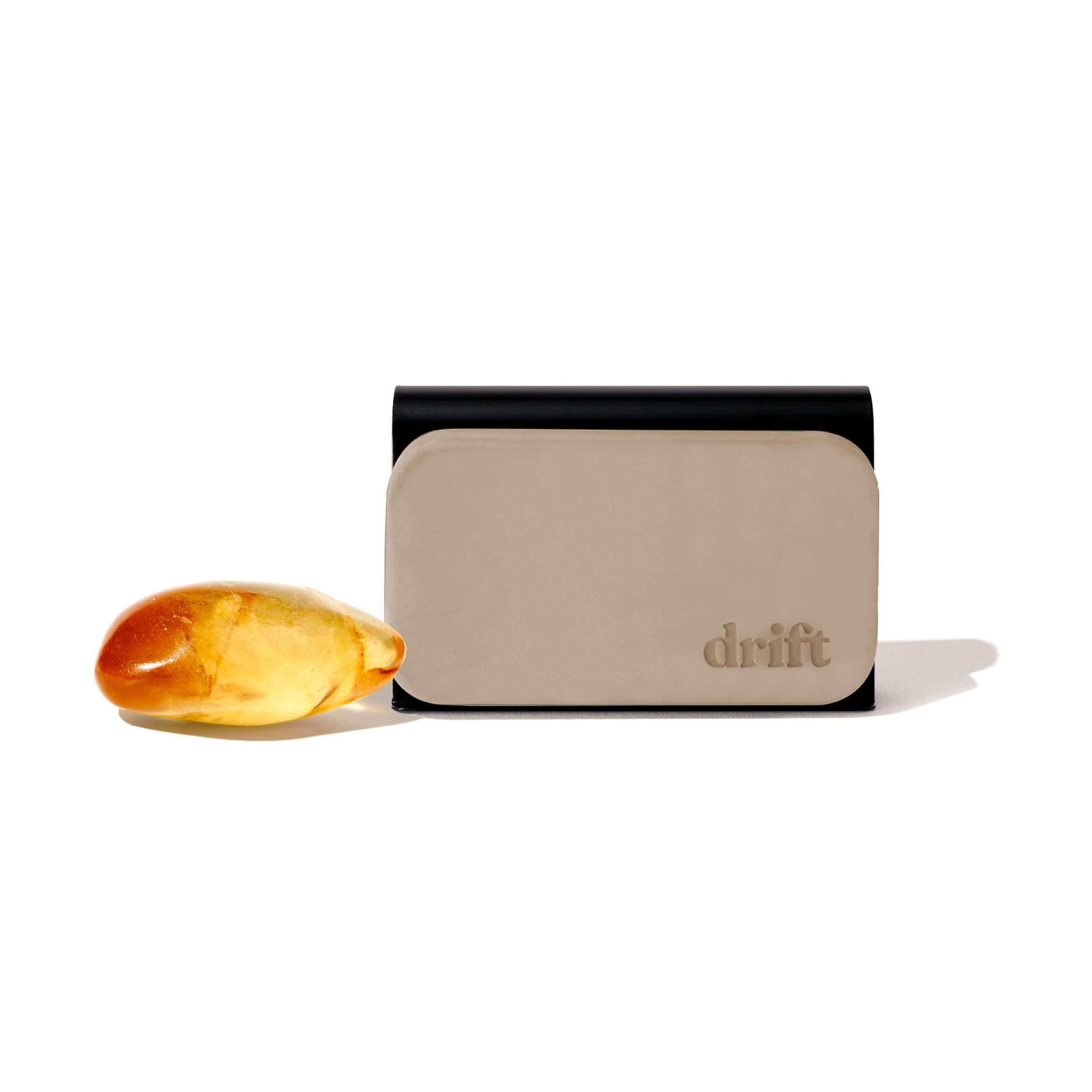 Drift Car Air Freshener - Stone Air Freshener Car Odor Eliminator - Long Lasting Scent - Auto Accessories - Metal Clip - Essential Oils - Clean Ingredients - Amber Scent Starter Kit Amber/Starter Kit