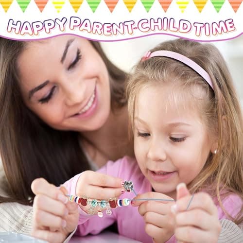 COO&KOO Charm Bracelet Making Kit, A Unicorn Girls Toy That Inspires Creativity and Imagination, Crafts for Girls Ages 8-12 with Jewelry Making Kit Perfect Gifts for 6 7 8 9 10 Girl Self-Expression! - Image 3