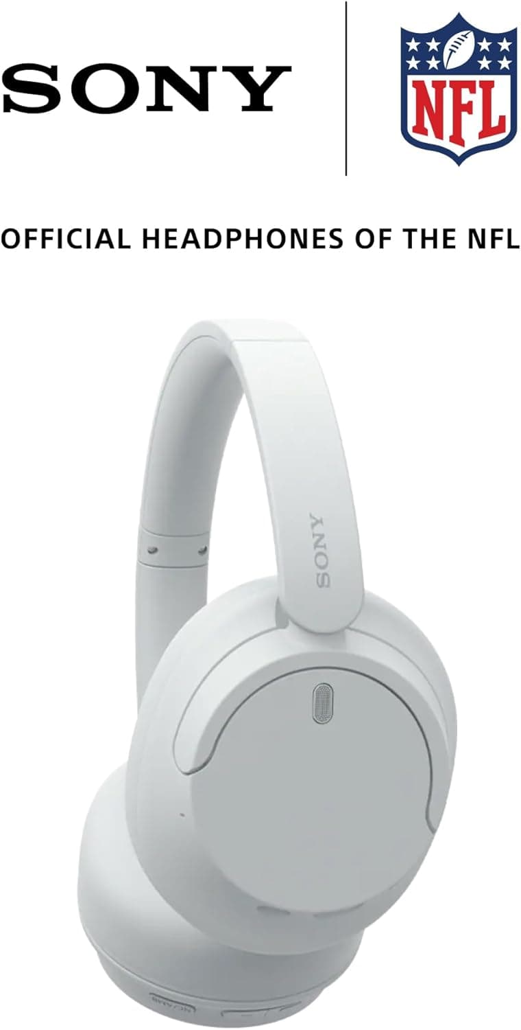 Sony WH-CH720N Noise Canceling Wireless Headphones Bluetooth Over The Ear Headset with Microphone and Alexa Built-in, White New - Image 3