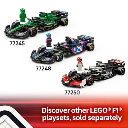 LEGO Speed Champions Ferrari SF-24 F1 Race Car Toys - Building Sets for Kids, Boys & Girls, Ages 10+ - Ferrari F1 Model Car Kits for Display or Play - Gift Ideas for Birthdays and Fans - 77242 - Image 7