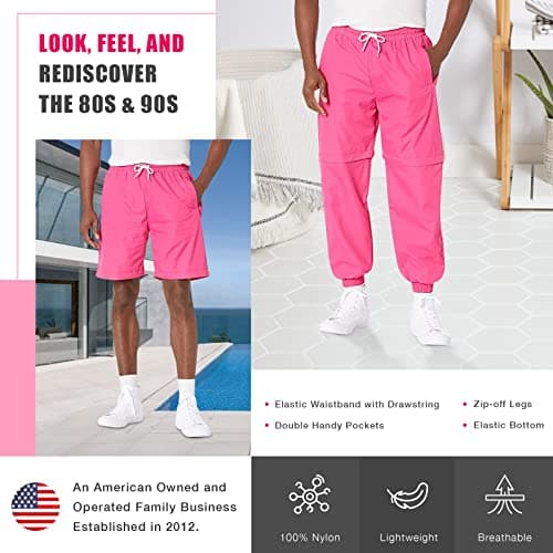 Funny Guy Mugs 80s & 90s Retro Neon Windbreaker Pants, X-Large - Image 6