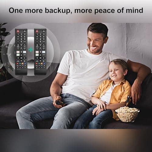 【Pack of 2】 New Universal Remote for All Samsung TV Remote, Replacement Compatible for All Samsung Smart TV, LED, LCD, HDTV, 3D, Series TV - Image 3