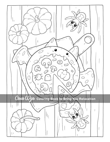 Creepy Cutie: Coloring Book for Adults and Teens Featuring Goth Kawaii and Spooky Cute Creatures of All Kinds and Many More - Image 6