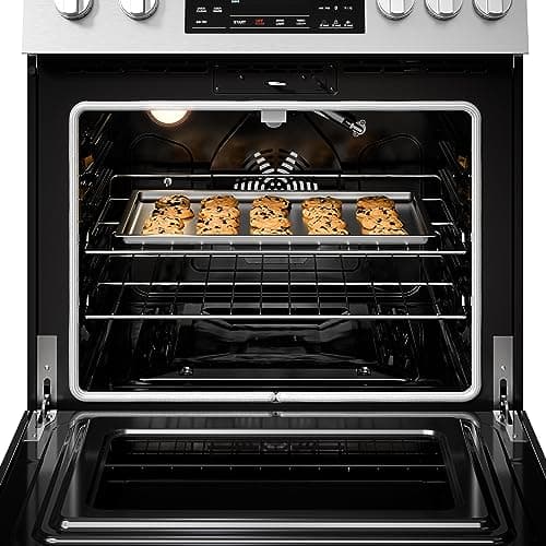 Kenmore Front Control Gas Range Oven with 5 Cooktop Burners, True Convection, Steam and Self Clean, Freestanding Stainless Steel Stove and Oven, 4.8 cu. ft. Capacity - Image 12