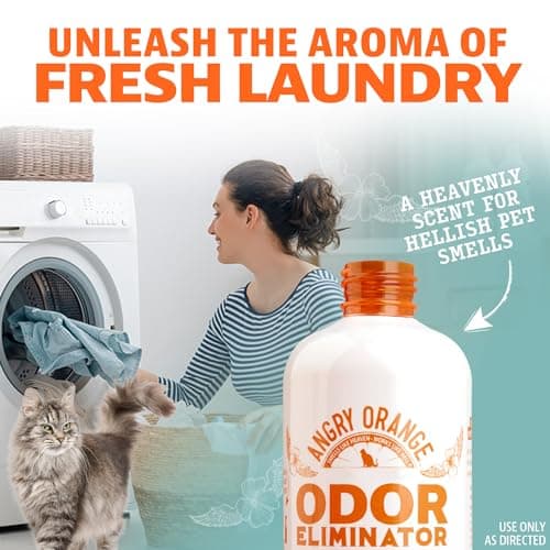 Angry Orange Pet Odor Eliminator Concentrate for Cat Urine and Smells - Fresh Scent - 8 oz (Makes 128 oz of Cleaner) - Image 6