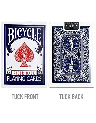 Bicycle Rider Back Playing Cards, Standard Index, Poker Cards, Premium Playing Cards, Red & Blue, 2 Count (Pack of 1) - Image 3