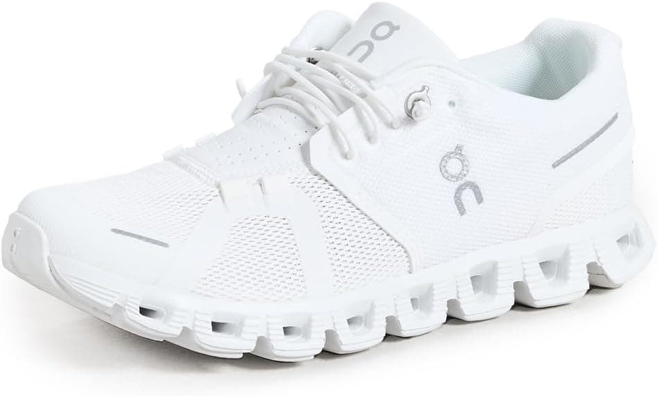 On Women's Cloud 5 Sneakers 7.5 All White - Image 2