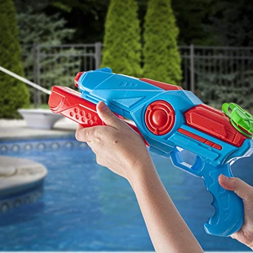 Pack of 4 Plastic Water Blaster Soaker Squirt Guns for Water Fighting Summer Pool Beach Toy for Kids - Image 2
