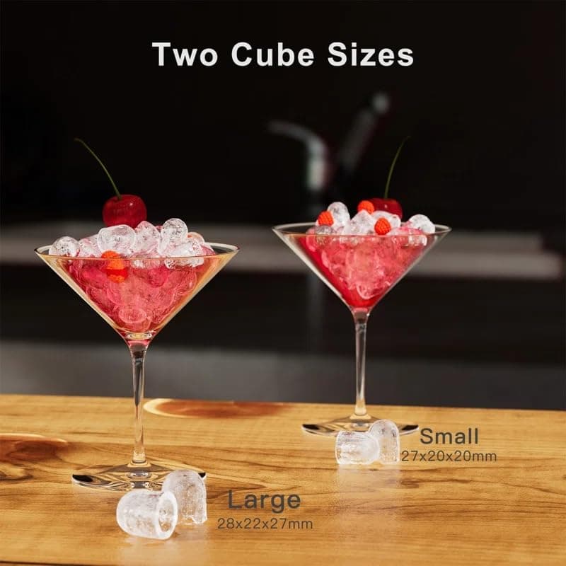 Machine à Glace de Comptoir, Machine à Glace Portable avec Poignée de Transport, Machines à Glace Auto-Nettoyantes avec Panier et Pelle, 9 Cubes en 6 Minutes - Image 6