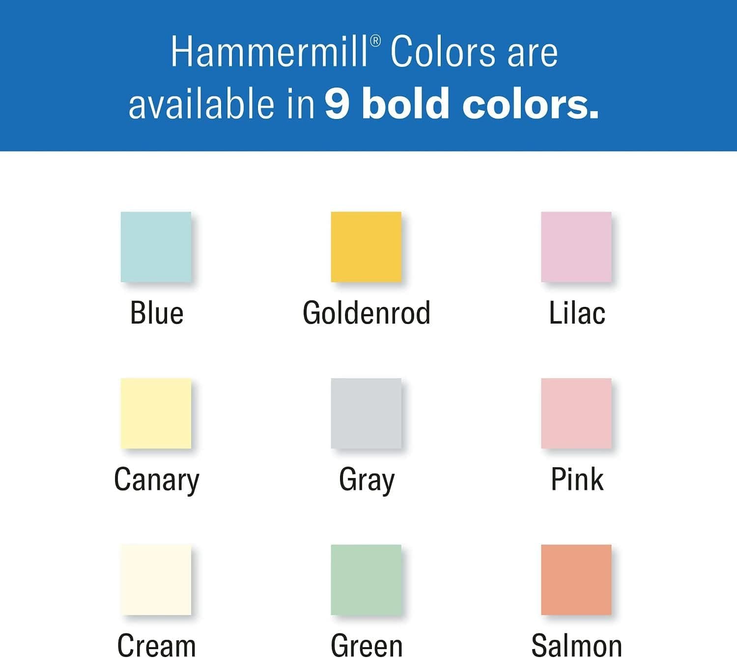 Hammermill Colored Paper, 20 lb Blue Printer Paper, 8.5 x 11-1 Ream (500 Sheets) - Made in the USA, Pastel Paper, 103309R Blue 1 Ream | 500 Sheets Letter (8.5x11) - Image 2