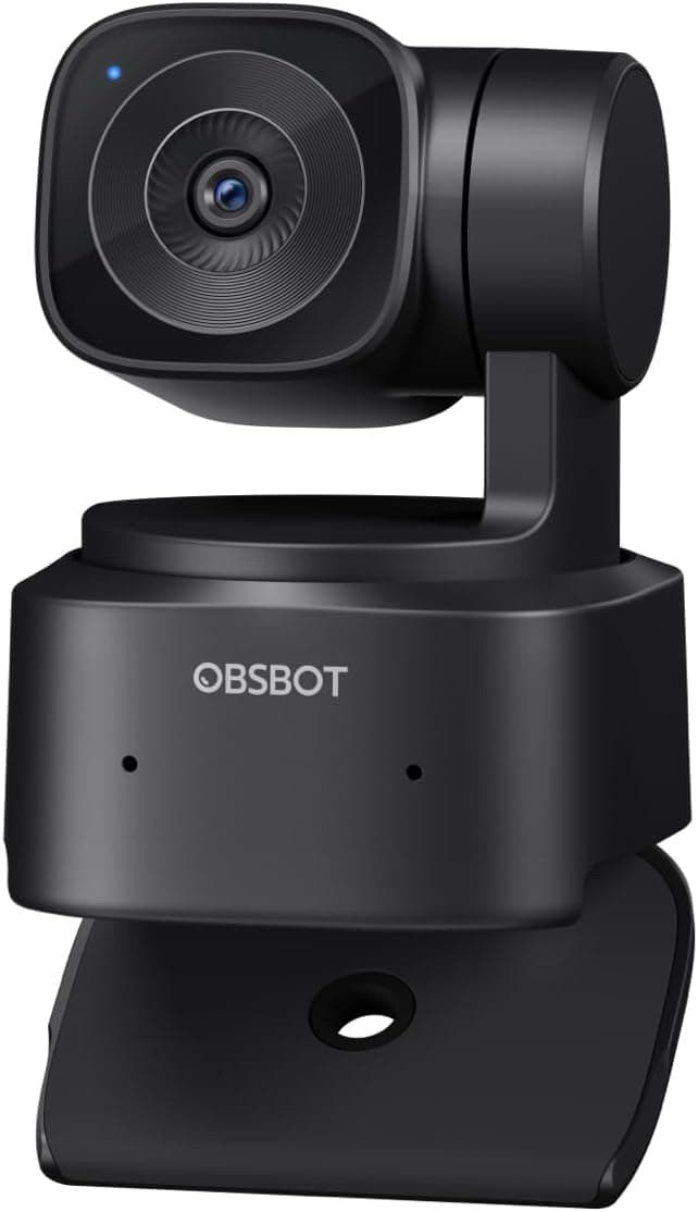 OBSBOT Tiny SE 1080P 100FPS Webcam for PC, AI Tracking PTZ Streaming Camera with 1/2.8" Sensor, Gesture Control, Dual ISO, Staggered HDR, Web Camera for Desktop Computer, Laptop, Meeting, Video Calls - Image 2
