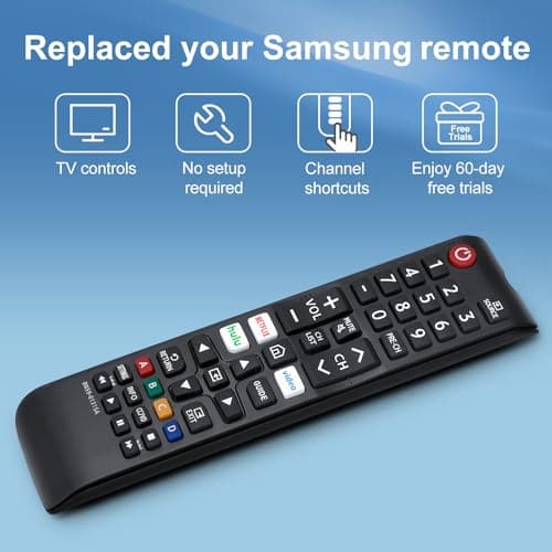 【Pack of 2】 New Universal Remote for All Samsung TV Remote, Replacement Compatible for All Samsung Smart TV, LED, LCD, HDTV, 3D, Series TV - Image 6