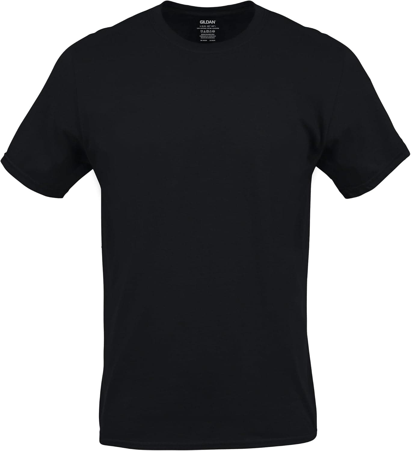 Gildan Mens Crew T-Shirts, Multipack, Style G1100 6 Black (6-pack) Large - Image 4