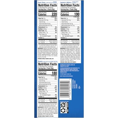 Lance Sandwich Crackers, Variety Pack, 3 Flavors, 20 Individually Wrapped Packs, 6 Sandwiches Each - Image 8