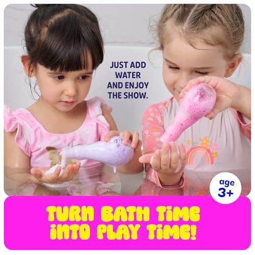 Tubby Tots Bath Potion Kits for Kids - 6 Pk - Bath Bombs for Kids - Toddler Bubble Foam Colors Fizzies - Bathtub Toys for Kid Ages 4-8 Years Old - Science Soap Potions Kit Age 3 4 5 6 7 8 - Non Toxic - Image 7