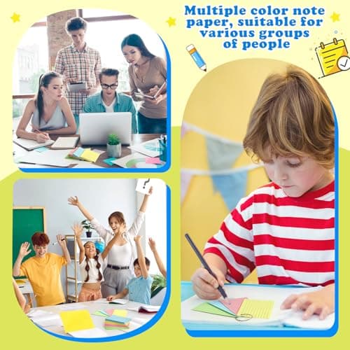 YAGUAO Colored Index Cards 3x5 Inch Flash Cards with Ring Lined Flashcards Note Cards for Studying School Supplies College, 200 Count - Image 6