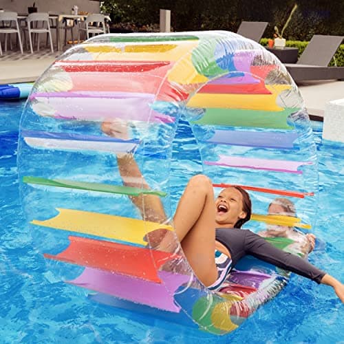Greenco Giant Inflatable Pool Float, 52"x52" Lounger, Inflatable Raft for Pool, Lake, Beach Parties, Swimming Pool Accessories, Lake Floats, Summer Fun Pool Toys for Adults & Kids - PVC Material - Image 6