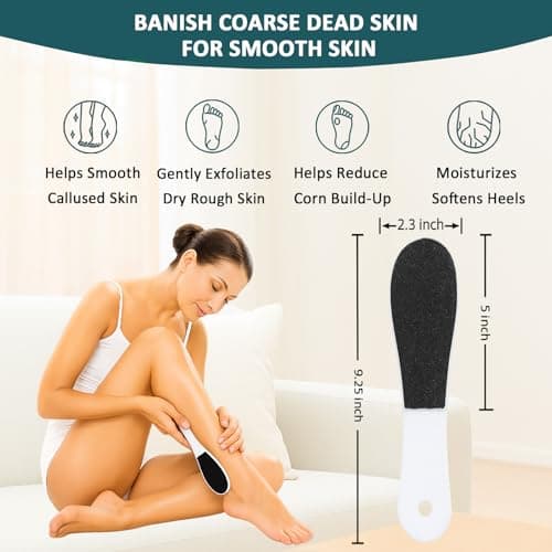 Aifufand Pedicure Foot Care Kit 3 Piece – Includes Ginger Foot Spray, Callus Remover & Moisturizing Anti Crack Cream Stick, Care Kit for Women & Men, Perfect for Dry Cracked Feet - Image 3
