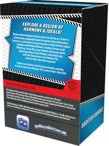 Pokemon TCG Scarlet & Violet 10.5 Black Bolt Booster Bundle Set - Image 2