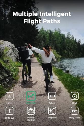 HOVERAir X1 Compact Self-Flying Camera with HDR Video, Palm Launch, Intelligent Flight, Follow-Me, Foldable Design Black (Combo) - Image 4