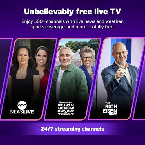 Roku Streaming Stick 4K - HDR & Dolby Vision Roku Streaming Device for TV with Voice Remote & Long-Range Wi-Fi - Free & Live TV - Image 9