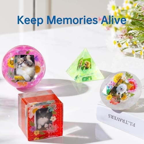 LET'S RESIN Epoxy Resin Kits and Molds Complete Set, 16oz Resin Art Kit with Silicone Molds, Pigment, Dried Flowers, Crafts for Adults, Beginners, Art Supplies for DIY Lovers, DIY Gift for Women - Image 4