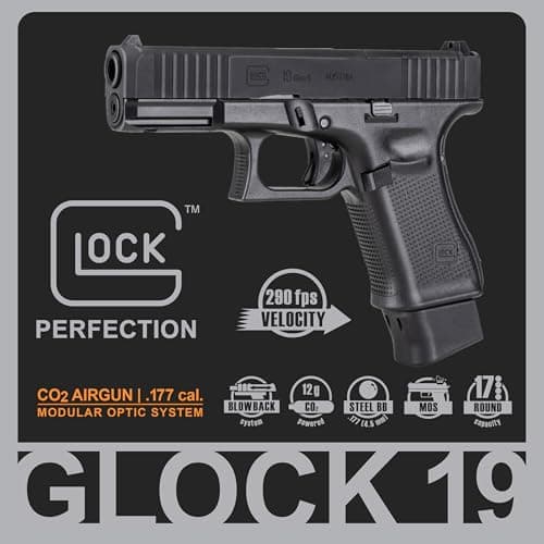 Glock 19 Gen 5 MOS .177 Caliber BB Gun Pistol - Image 4