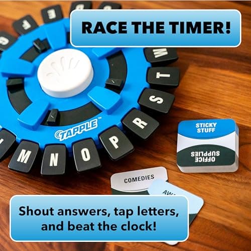 The Original TAPPLE, The Fast-Paced Family Board Game, Choose a Category & Race Against the Timer to be the Last Player, Learning Word Game for Ages 8 & Up, 2-8 Players, 15-20 Minute Play Time - Image 3