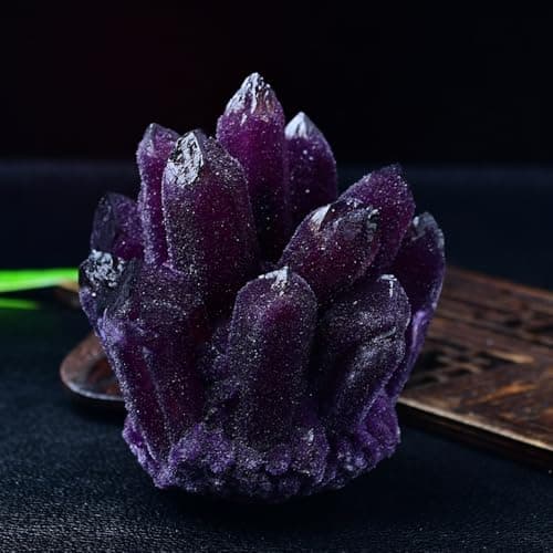 Large Amethyst Crystal Cluster，Real Crystals ，raw Crystal Cluster， Amethyst Stone ，Large Crystals Cluster for Home Decor - Image 6