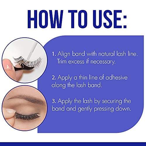 DUO Quick-Set Strip Lash Adhesive – Clear, Waterproof, Long-Lasting Lash Glue, Fast-Drying for False Lashes, 0.18 oz, 1-Pack - Image 5
