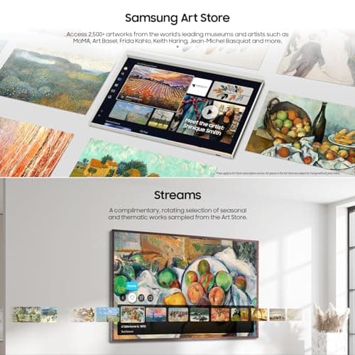 Samsung 43-Inch Class QLED 4K LS03D The Frame Series Quantum HDR Smart TV w/Dolby Atmos, Art Mode, Anti-Reflection, Customizable Frame, Slim Fit Wall Mount with Alexa Built-in (QN43LS03D, 2024 Model) - Image 3