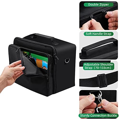 Mcbazel Xbox Series X Carry Case, Travel Case Bag Carrying Case for Xbox Series X Console/Controller/Cables/Other Xbox Series X Accessories, Black, Travel Case - Image 4
