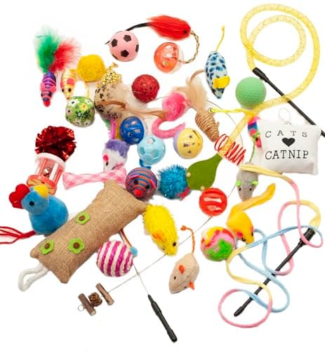 Fashion's Talk Cat Toys Variety Pack for Kitty 20 Pieces - Image 6
