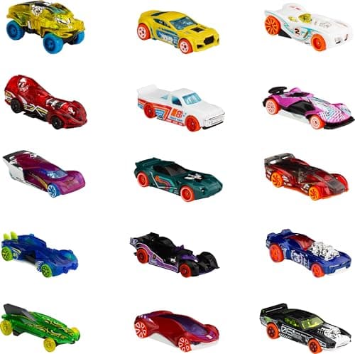 Hot Wheels Toy Cars or Trucks 5-Pack Bundle, 3-Themed Sets of 5 1:64 Scale Die-Cast Vehicles for Kids & Collectors, 15 Total (Styles May Vary) - Image 7
