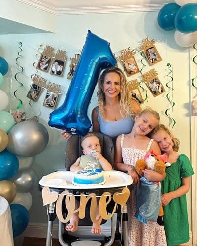 40 Inch Navy Blue 1 Balloon for First Birthday, Blue One 1st Number Balloon Birthday Decorations for Boy Man Toddler Baby, 10th 21st, Giant Number 1 Balloon - Image 9