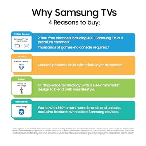 Samsung 55-Inch Class QLED Q7F Series Samsung Vision AI Smart TV (2025 Model, 55Q7F) Quantum HDR, Object Tracking Sound Lite, Q4 AI Gen1 Processor, 4K upscaling, Gaming Hub, Alexa Built-in - Image 7