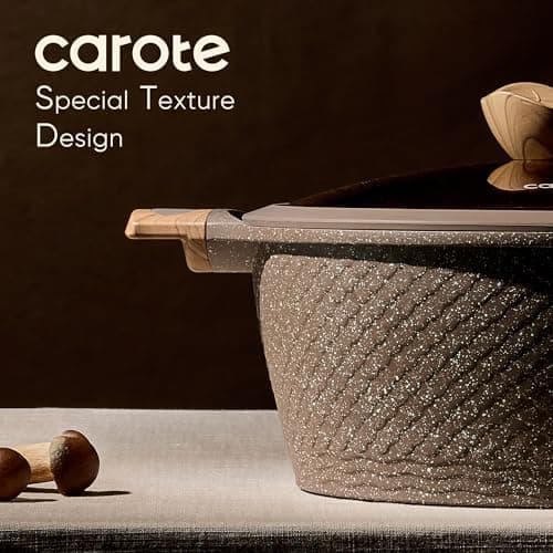 CAROTE 26PCS Pots and Pans Set Non Stick, Cookware Set Pots and Pans Induction Cook Ware, Nonstick Kitchen Cooking, PFOA Free - Image 4
