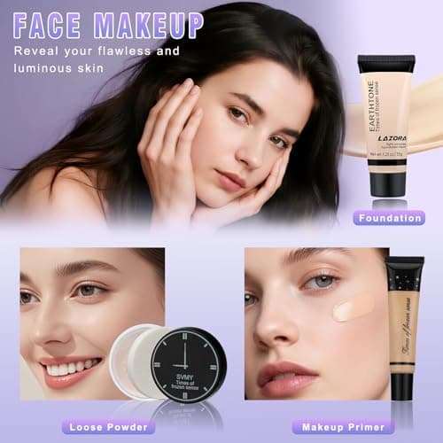 Makeup Kit for Teens Makeup Gift Set for Beginners Teenager Makeup Sets Travel Makeup Kits for Teenagers Girls 14-16 Make Up Kit for Teen & Girls - Image 5