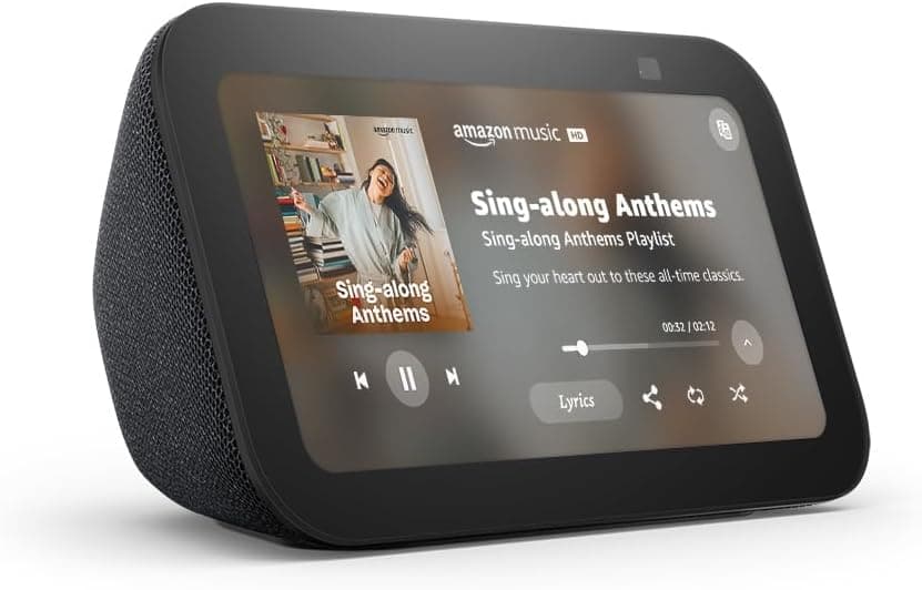 Amazon Echo Show 5, Smart display with 2x the bass and clearer sound, Charcoal Charcoal Device only - Image 3