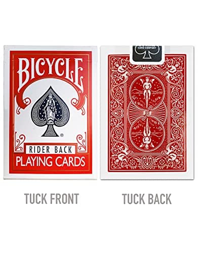 Bicycle Rider Back Playing Cards, Standard Index, Poker Cards, Premium Playing Cards, Red & Blue, 2 Count (Pack of 1) - Image 2