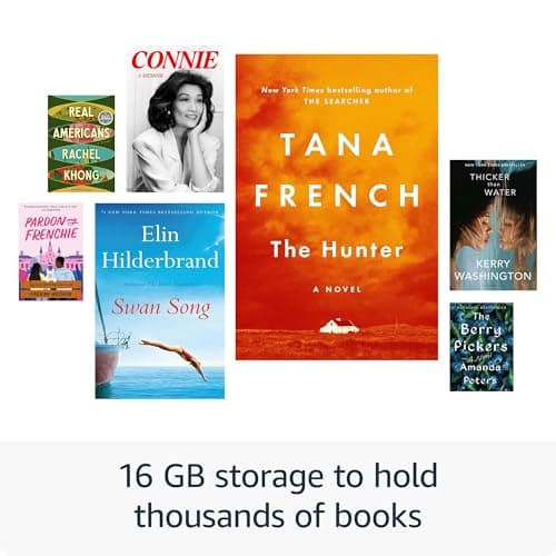 Like-New Amazon Kindle (16 GB) - Lightest and most compact Kindle, with glare-free display, faster page turns, adjustable front light, and long battery life - Matcha - Image 5