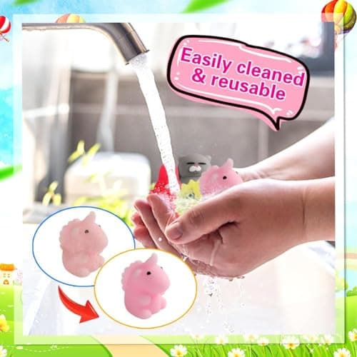 80Pcs Party Favors for Kids 4-8, Kawaii Squishies Mochi Squishy Toy Bulk Fidget Sensory Toys Birthday Gifts for Boys Girls Goodie Bag Christmas Stocking Stuffers Treasure Box Classroom Prizes - Image 6