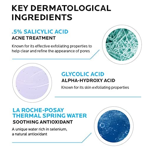 La Roche-Posay Effaclar Clarifying Solution Acne Toner with Salicylic Acid and Glycolic Acid, Pore Refining Oily Skin Toner, Gentle Exfoliant to Unclog Pores and Remove Dead Skin Cells - Image 4