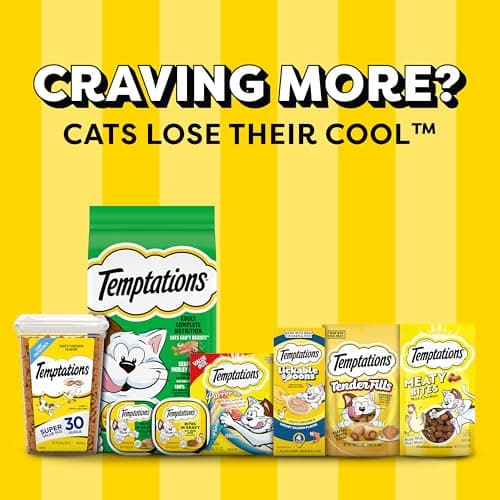 Temptations MixUps Catnip Fever Flavor Crunchy and Soft Cat Treats, 16 oz. Tub - Image 12