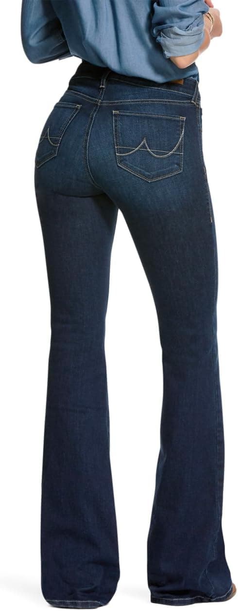 ARIAT Women's Perfect Rise Katie Flare Louisiana Jean 31 Maya - Image 3
