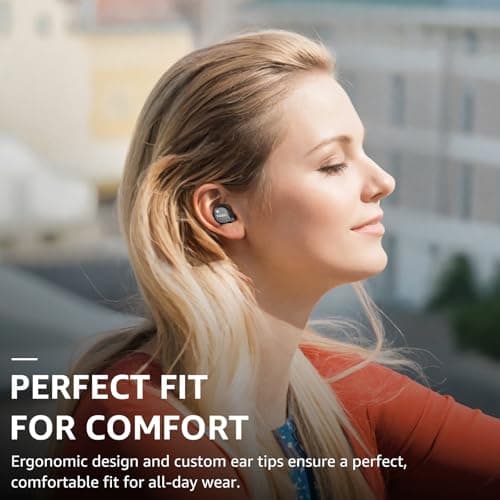 TOZO Hybrid Active Noise Cancelling Wireless Earbuds, 6 Mics ENC Clear Call, IPX8 Waterproof, in Ear Bluetooth 5.3 Headphones Stereo Bass Ear Buds 59H Playtime with LED Display 32 EQs via APP - Image 5