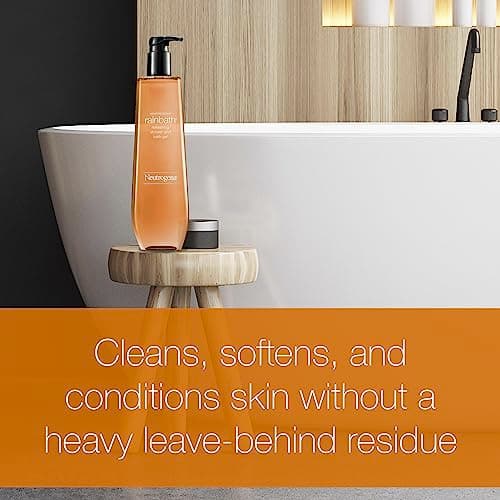 Neutrogena Rainbath Cleansing Shower & Bath Gel, Daily Moisturizing Body Wash Cleanser & Shaving Gel for Men & Women, Clean-Rinsing Creamy Lather for Softer & Smoother Skin, Original Scent, 32 fl. Oz - Image 5