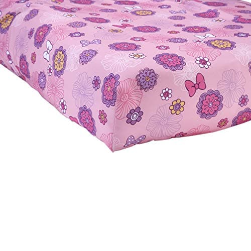 Disney 4 Piece Minnie's Fluttery Friends Toddler Bedding Set, Lavender - Image 3