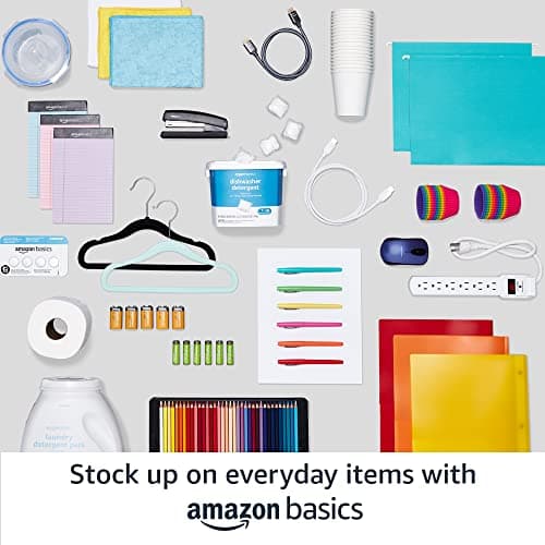Amazon Basics 4-Shelf Steel Wire Storage Rack, Adjustable, Sturdy, Easy Assembly, 13.4 D x 23.2 W x 48 H in, Black - Image 9